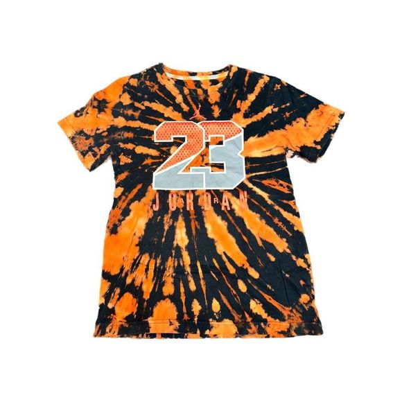 Air Jordan Orange Tie-Dye Tee - Picture 1 of 4